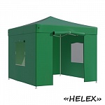Тент-шатер быстросборный Helex 4331 3x3х3м, зеленый (полиэстер)